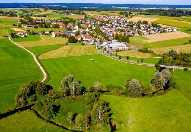 Luftaufnahme Ortsteil Brigachtal-Überauchen