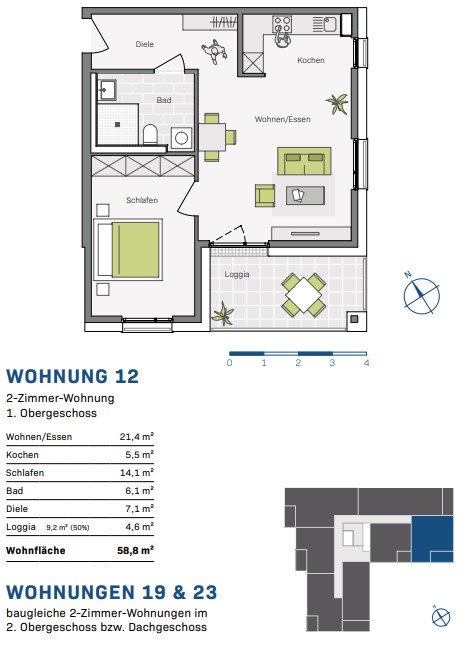 Wohnungsgrundriss
