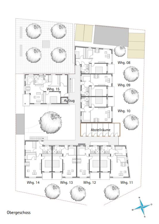 Grundrissplan Obergeschoss