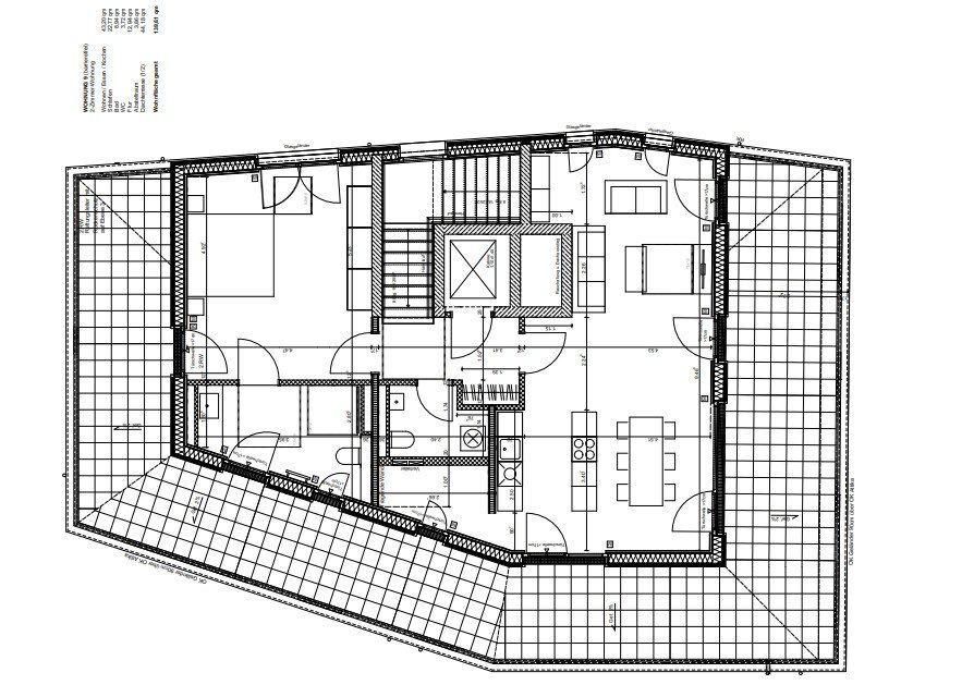 Grundriss bemaßt
