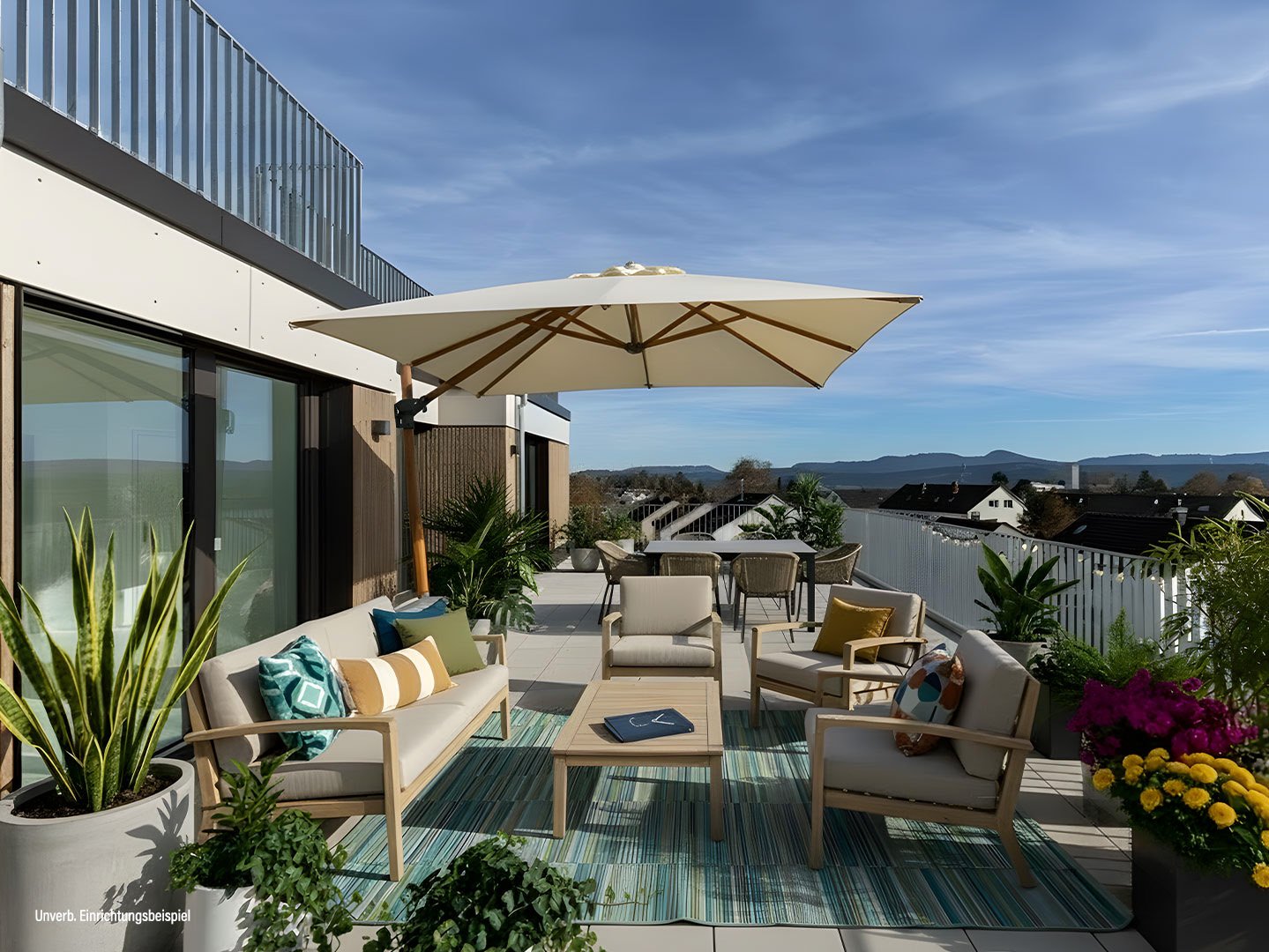 Dachterrasse animiert